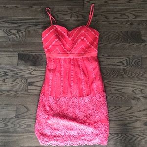 Minuet Coral Dress